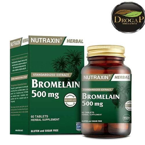 NUTRAXIN BROMELAİN 60 KAPSÜL 500 MG