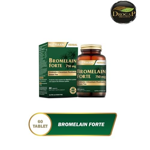 NUTRAXIN BROMELAİN FORT 60 KAPSÜL 750 MG