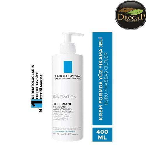 LA ROCHE POSAY TOLERİANE CARİNG WASH NEMLENDİRİCİLİ YÜZ YIKAMA JELİ KREM FORMUNDA 400 ML