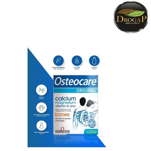 OSTEOCARE ORIGINAL 30 TABLET ( CALCİUM &MAGNESİUM &VİTAMİN D&ZİNC )