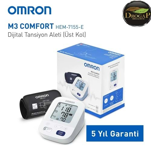 OMRON M3 COMFORT HEM-7155-E TANSİYON ALETİ ( KOLDAN ÖLÇER )