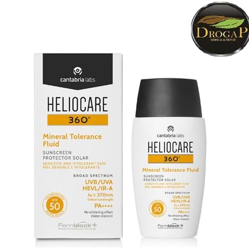 HELİOCARE 360 MİNERAL TOLERANCE FLUİD SPF50+ 50 ML ( HASSAS CİLTLER İÇİN )