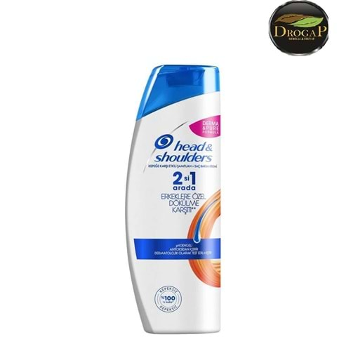 HEAD & SHOULDERS ŞAMPUAN 350 ML 2 Sİ 1 ARADA ERKEKLERE ÖZEL ( DÖKÜLME KARŞITI )