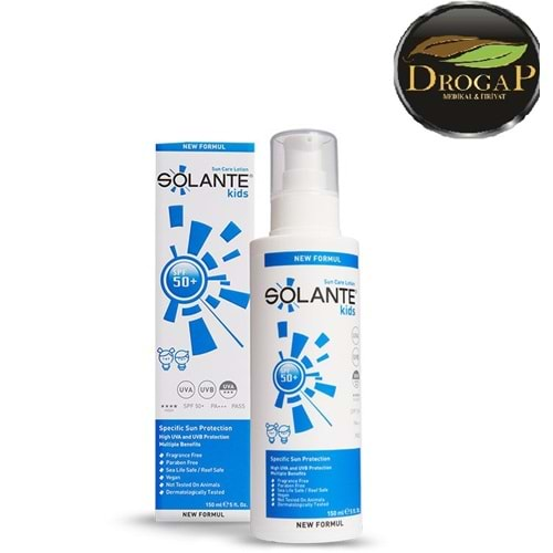 SOLANTE KİDS LOTİON SPF50+ GÜNEŞ KREMİ ( ÇOCUK ) 150 ML