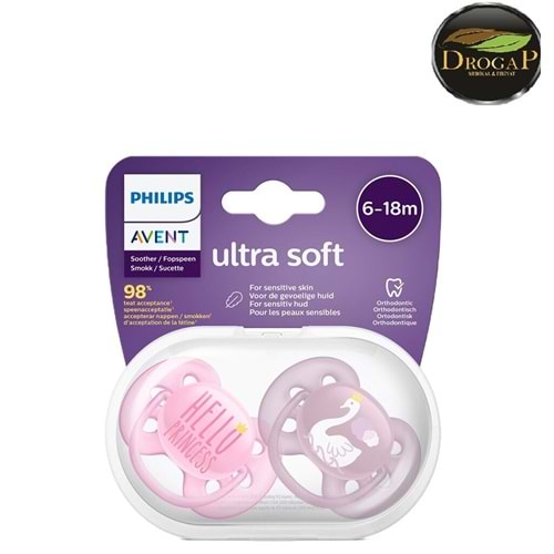 AVENT EMZİK ULTRA SOFT SCF223/02 6-18 Ay KIZ NO : 1