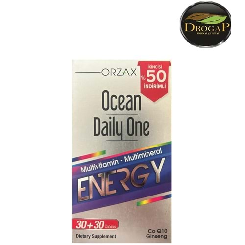 OCEAN DAİLY ONE ENERGY 30 + 30 TABLET % 50 İNDİRİMLİ 60 TABLET