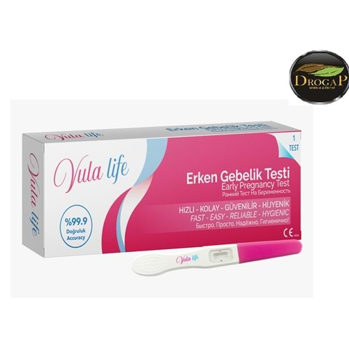 VULA LİFE ERKEN GEBELİK TESTİ % 99.9 KESİN SONUÇ