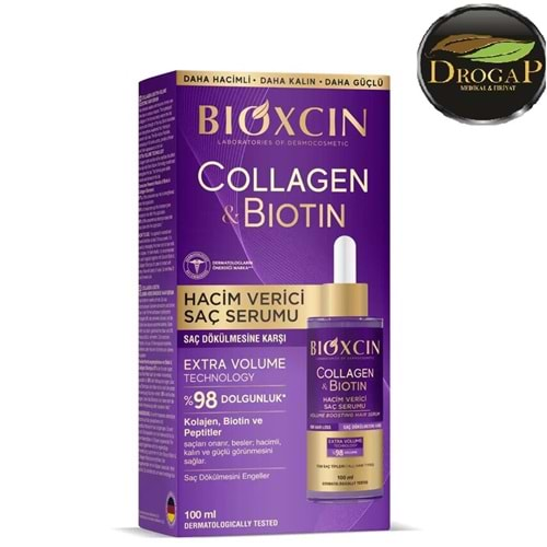 BİOXCIN COLLAGEN & BİOTİN HACİM VERİCİ SERUM 100 ML