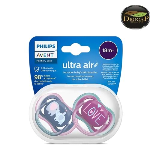 AVENT EMZİK ULTRA AİR SOOTHER SCF 349/22 18M + NO : 3