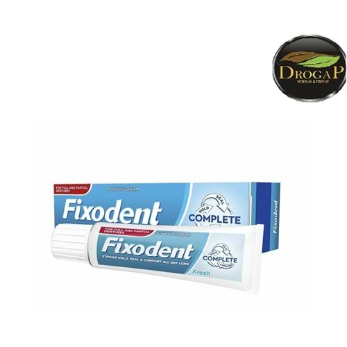 FİXODENT DİŞ PROTEZ YAPIŞTIRICI KREM COMPLETE NANELİ 47 GR