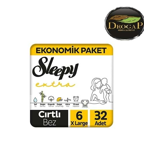 SLEEPY ÇOCUK BEZİ NATURAL 15-25 KG 32 Lİ ( X LARGE ) NO : 6