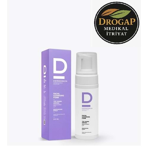 DERMOSKİN YÜZ YIKAMA KÖPÜĞÜ 200 ML ( NEMLENDİRİCİ ETKİLİ )