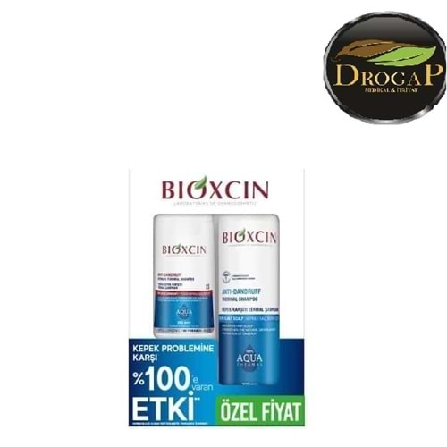 BİOXCIN AQUA THERMAL KEPEK KARŞITI TERMAL ŞAMPUAN 300 ML + 200 ML HEDİYELİ KOFRE PAKET