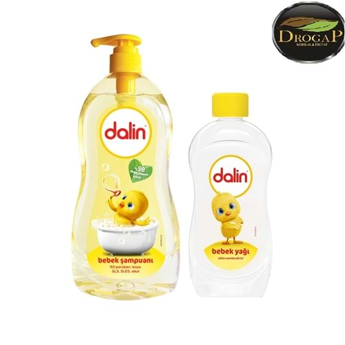 DALİN BEBEK ŞAMPUANI 700 ML ( KLASİK ) + DALİN BEBEK YAĞI 100 ML HEDİYELİ AYRILABİLİR PAKET