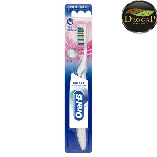 ORAL-B DİŞ FIRÇASI PİLLİ TİTREŞİMLİ PULSAR DİŞ ETİ BAKIMI ( YUMUŞAK )