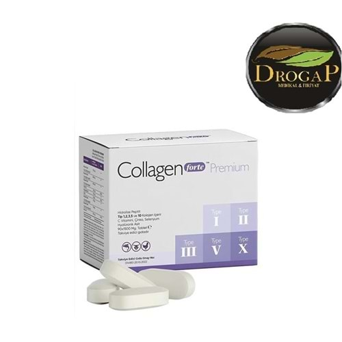 COLLAGEN FORT PREMİUM TYPE-1 & TYPE-2 & TYPE-3 & TYPE-4 & TYPE-5 1500 MG 90 TABLET