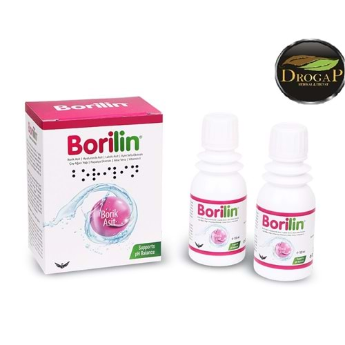 BORİLİN VAJİNAL DIŞ GENTAL BÖLGE TEMİZLEYİCİ 100 ML X 2 = 200 ML ( CONVITA )