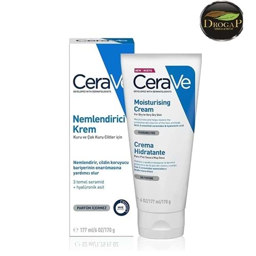 CERAVE NEMLENDİRİCİ KREM 177 ML ( KURU VE ÇOK KURU CİLTLER İÇİN )