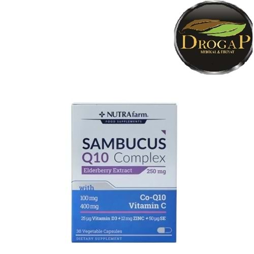 NUTRAFARM SAMBUCUS Q10 COMPLEX 250 MG 30 KAPSÜL ( DERMOSKİN )