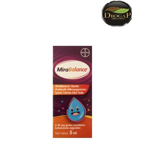 MİRABALANCE BABY 2-10 YAŞ ARASI PROBİYOTİK DAMLA 5 ML ( BAYER )