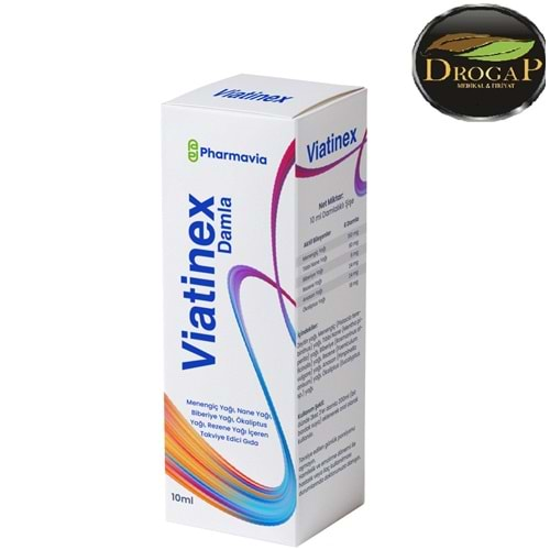 VİATİNEX 10 ML DAMLA ( MENENGİÇ & NANE & BİBERİYE & OKALİPTUS & REZENE YAĞI )