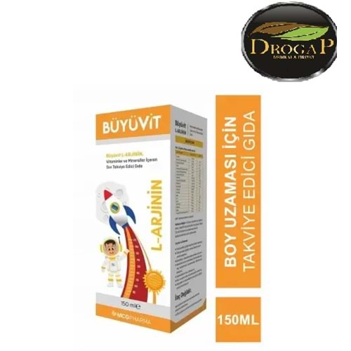 BÜYÜVİT L-ARJİNİN ŞURUP 150 ML