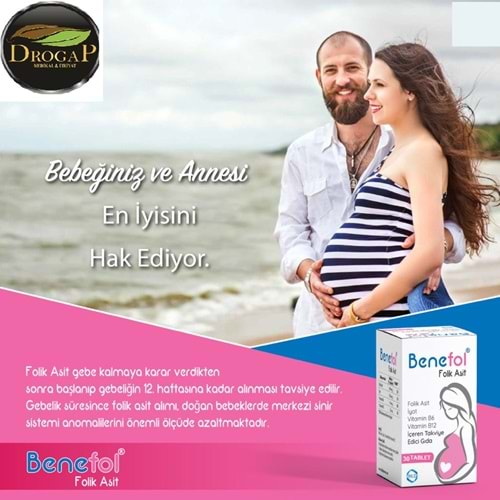 BENEFOL FOLİK ASİT 30 TABLET