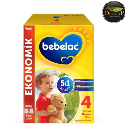 BEBELAC MAMA BEBEK SÜTÜ 1 YAŞINDAN İTİBAREN 800 GR NO : 4