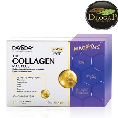 OCEAN DAY 2 DAY THE COLLAGEN ( KOLAJEN ) MAG PLUS TİP 1-2-3 30 SAŞE ( ÇİLEK & KARPUZ )