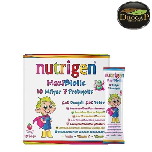 NUTRİGEN MAXBİOTİC PROBİOTİC 10 SAŞE