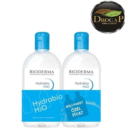 BİODERMA HYDRABİO H2O 500 ML 2 Lİ PAKET ( MAKYAJ TEMİZLEME SUYU )