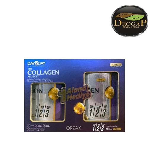 OCEAN DAY 2 DAY THE COLLAGEN ( KOLAJEN ) ALL BODY TOZ 300 GR 1 ALANA 1 HEDİYE KOFRE PAKET