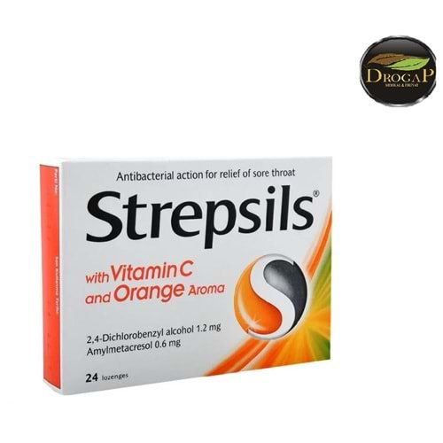 STREPSİLS PORTAKAL & C VİTAMİNİ 24 PASTİL