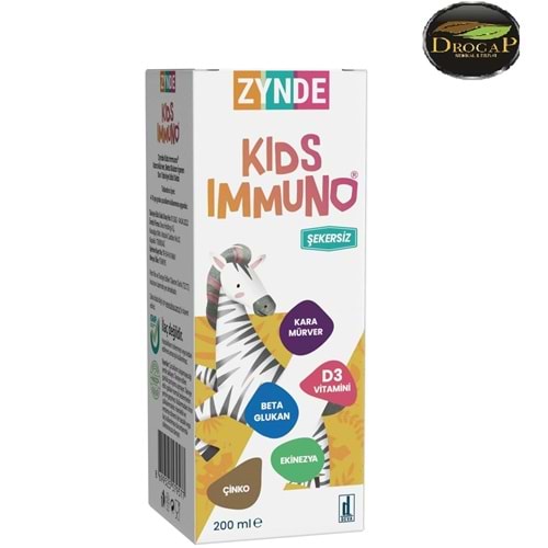 ZYNDE KİDS İMMUNO ŞURUP 200 ML