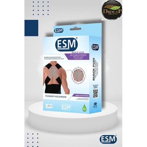 ESM DİK DURUŞ KORSESİ BLACK FLEX ( BD422BF ) ( BEDENSİZ )