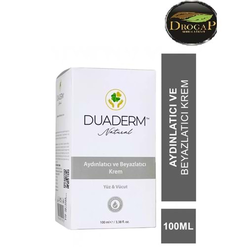 DUADERM AYDINLATICI VE BEYAZLATICI KREM 100 ML