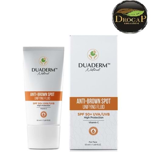 DUADERM ANTİ BROWN 50 ML YÜZ SPF 50+ ( SPOT ) GÜNEŞ KREMİ