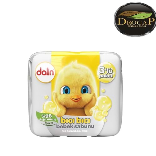 DALİN BEBEK SABUNU BICI BICI 3 LÜ PAKET
