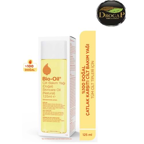 BİO-OİL NATURAL CİLT BAKIM YAGI 125 ML ( ÇATLAK & CİLT LEKELERİ )