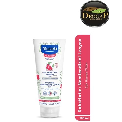 MUSTELA SOOTHİNG MOİSTURİZİNG ÇOK HASSAS CİLTLER İÇİN BAKIM LOSYONU 200 ML