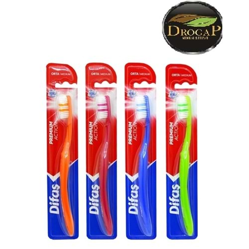 DİFAŞ DİŞ FIRÇAS PREMİUM ACTİON ORTA ( MEDİUM )