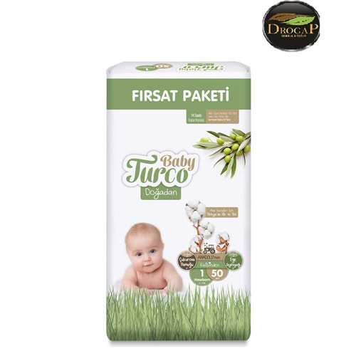 BABY TURCO ÇOCUK BEZİ 2-5 KG 50 Lİ YENİDOĞAN NO : 1
