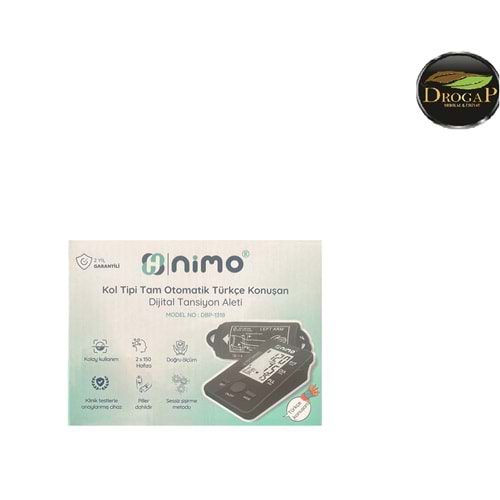 NİMO TANSİYON ALETİ TAM OTOMOTİK DİJİTAL ( DBP-1318 ) ( KOLDAN ) ( KONUŞAN )