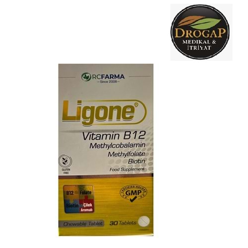 LİGONE METHYL B12 1.000 MG 30 ÇİĞNEME TABLET ( METHYLCOBALAMİN )