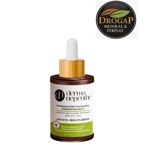 DERMA NEPENTHE AHA BHA % 10 AHA %2 BHA 30 ML SERUM