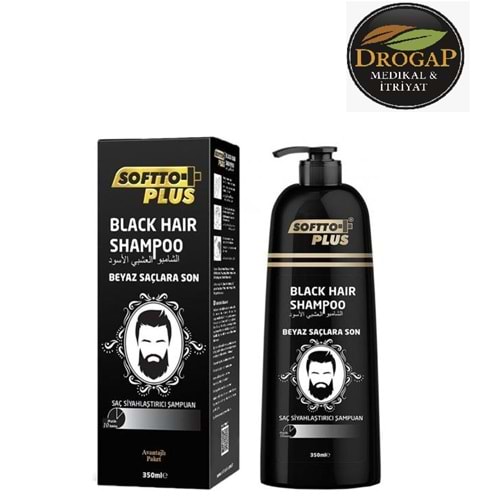 SOFTTO PLUS BLACK HAİR ŞAMPUAN BEYAZ SAÇLARA SON 350 ML