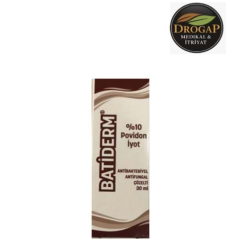 BATİDERM BATİKON 30 ML ( ANTİSEPTİK ÇÖZELTİ ) ( % 10 POVİDON & İYOT )