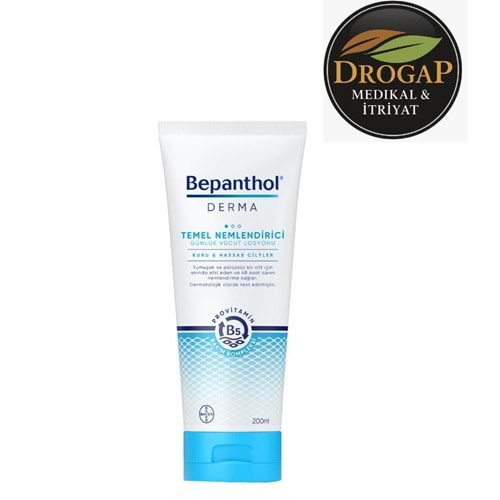 BEPANTHOL DERMA TEMEL NEMLENDİRİCİ VÜCUT LOSYONU 200 ML ( KURU & HASSAS CİLTLER )