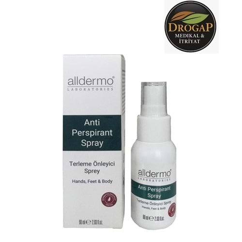 ALLDERMO TER ÖNLEYİCİ SPREY 60 ML ( EL-AYAK VE VÜCUT )