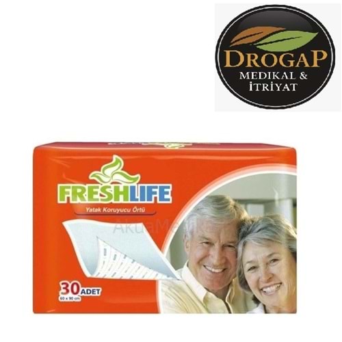FRESHLIFE HASTA YATAK KORUYUCU ÖRTÜ 60 X 90 CM 30 LU PAKET